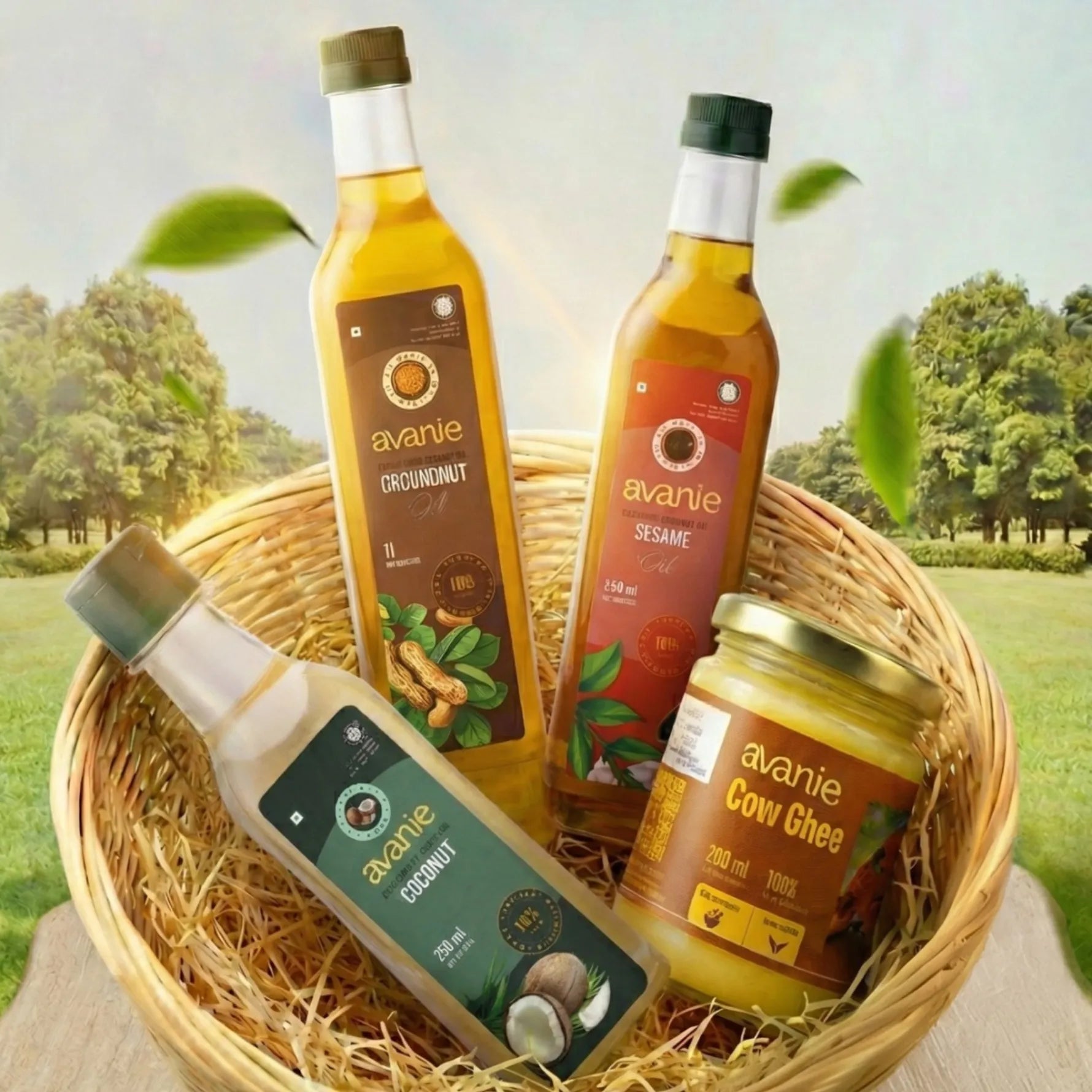 Family Pack – Wood Pressed Oil & Ghee Combo